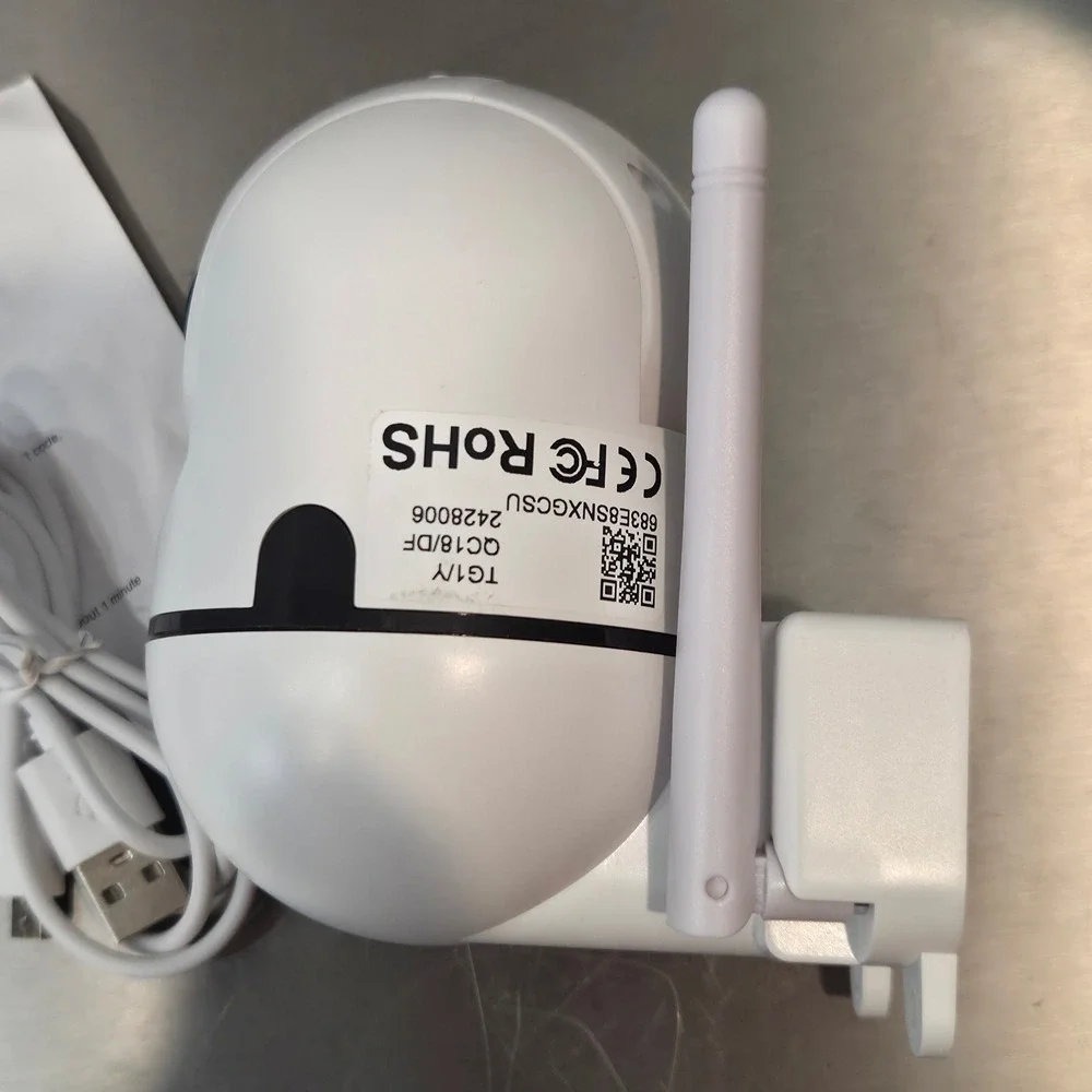 ICam365 Q101 Smart WiFi Security Camera White Wireless IP Dome Night Vision New